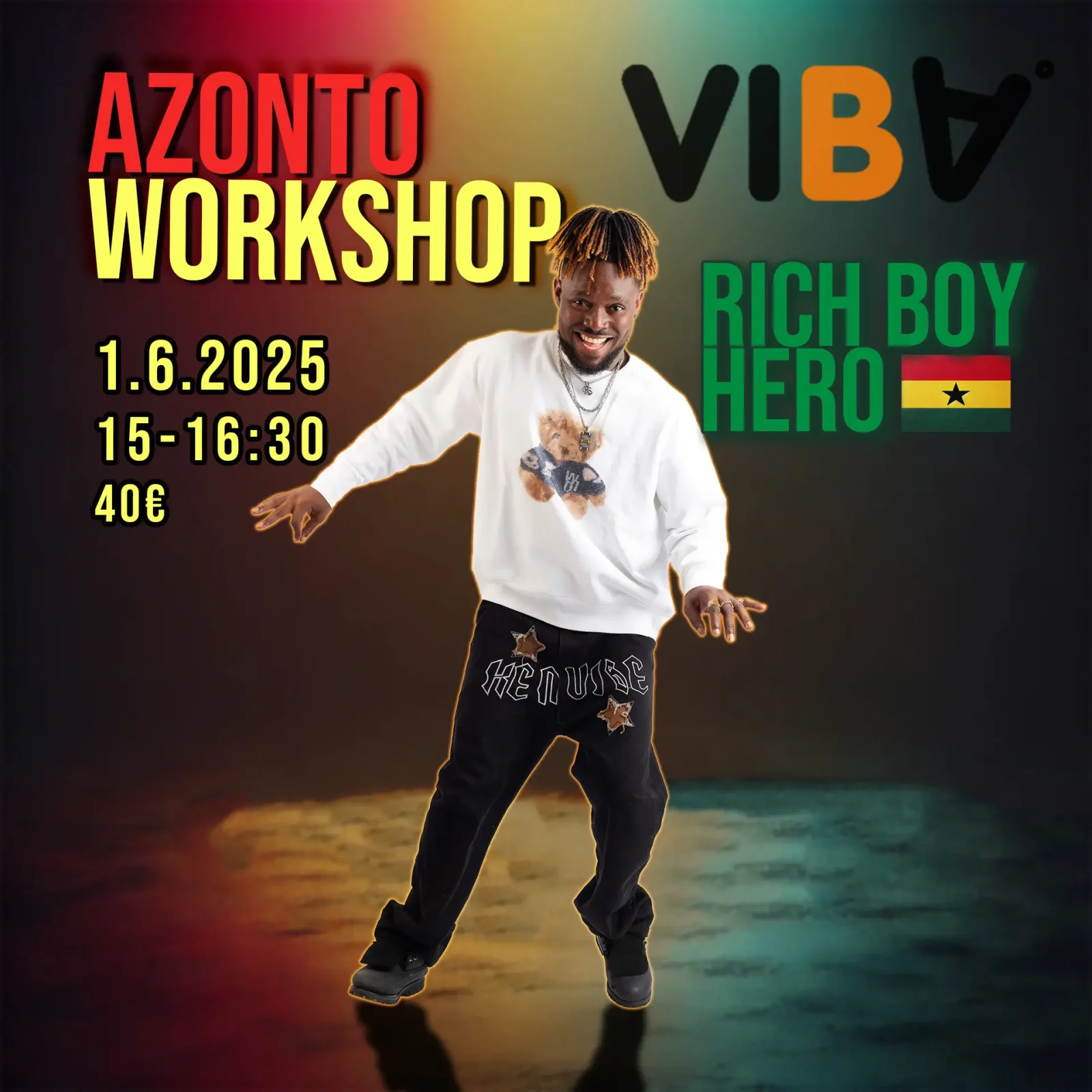 Azonto tanssitunti.